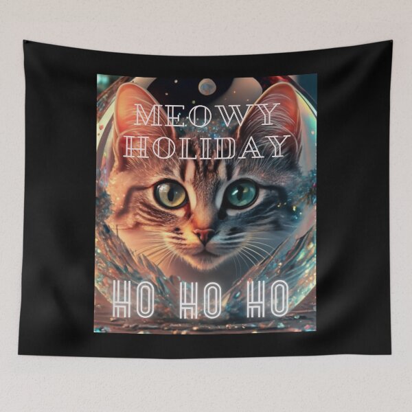 Item preview, MEOWY CHRISTMAS! HO HO HO designed and sold by Yarnith.