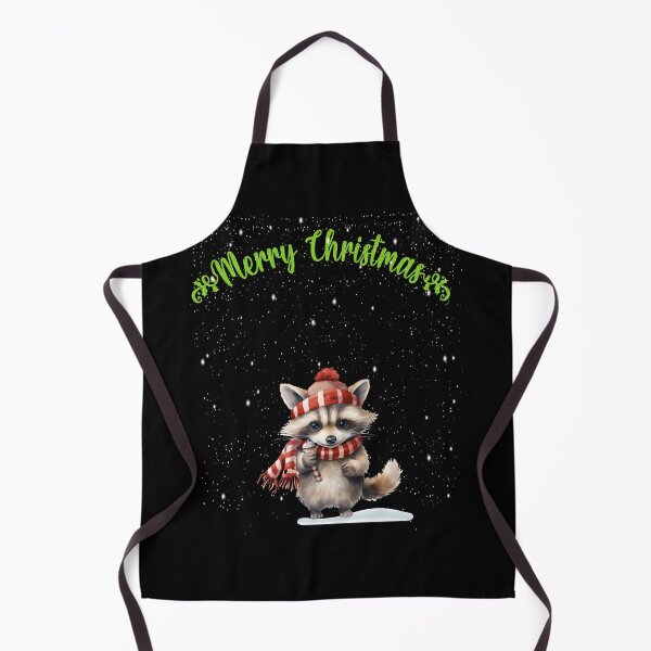 Item preview, Lindo mapache gorro de Papá Noel nieve Navidad designed and sold by Smix Pixels.