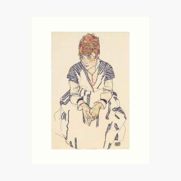 Item preview, Original paintings by Egon Schiele, 1890-1918 Austria designed and sold by SpaceCliSho.