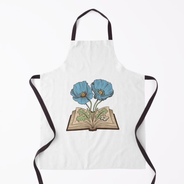 Item preview, Flowers Growing From Book | Two Blue California Poppies | Little Blue Flowers S designed and sold by CircinusStore.