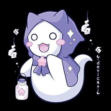 Artwork thumbnail, CandiCat Ghost Cat • 2023 by Devi Cat