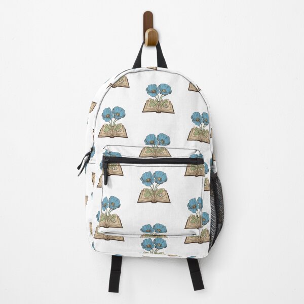 Item preview, Flowers Growing From Book | Two Blue California Poppies | Little Blue Flowers S designed and sold by CircinusStore.
