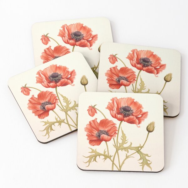 Item preview, Oriental Poppies Flowers Inspired By My Mothers Flower Paintings  designed and sold by CDC40.