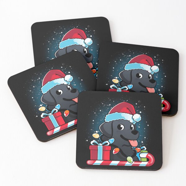 Item preview, Black Labrador Dog Christmas designed and sold by DigitalMagician.