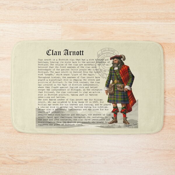 Item preview, Clan Arnott Scottish History  designed and sold by BagTown Clans.