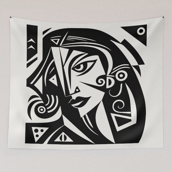 Item preview, Cubist Witch designed and sold by Texterns.