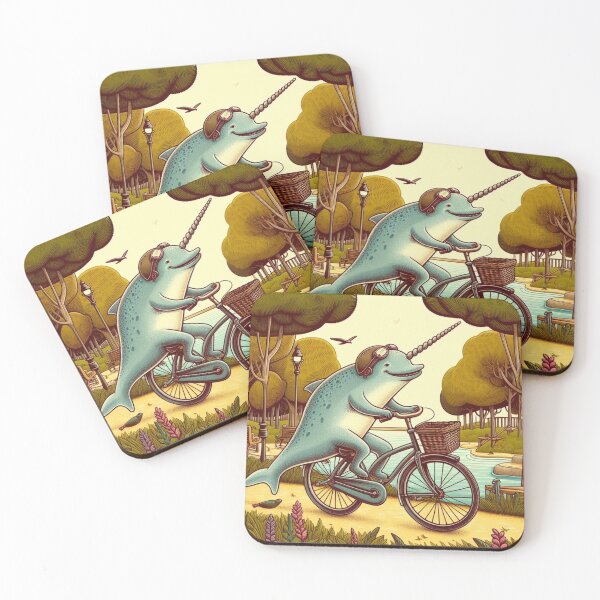 Item preview, Narwhale on a Bike designed and sold by Kenneth Labuskes.
