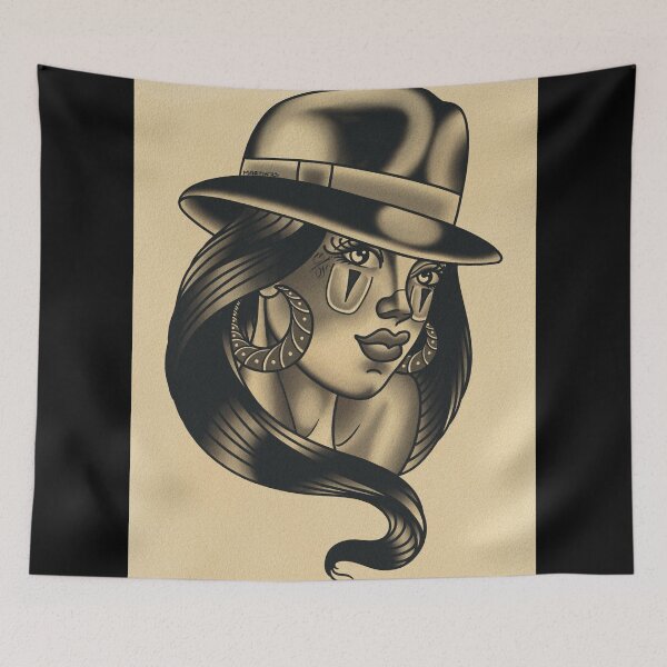 Item preview, Cholita hori background version designed and sold by Aloha-Life-808.