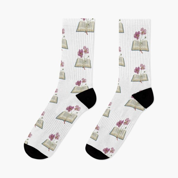 Item preview, Flowers Growing From Book | Light Purple California Poppies designed and sold by CircinusStore.