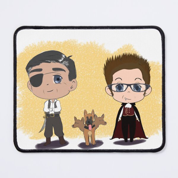 Item preview, The Buccaneer, The Vampyre, and CerBEARus. designed and sold by DaijiDoodles.