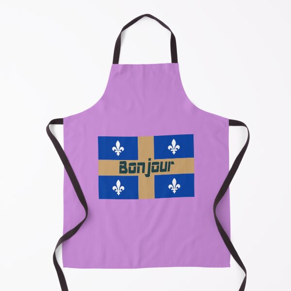 Item preview, Bonjour (hello in French) Quebec Flag designed and sold by lobodelnoir.
