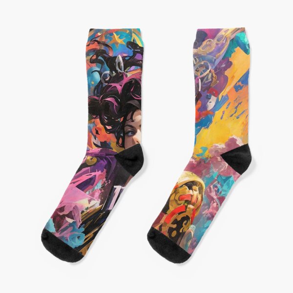 Johnny Joestar Socks Jojo's Bizarre Adventure Custom Anime Socks - AnimeBape