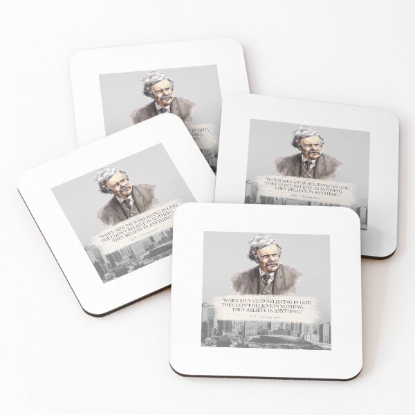 Item preview, G.K. Chesterson Quote designed and sold by Skillfulmission.