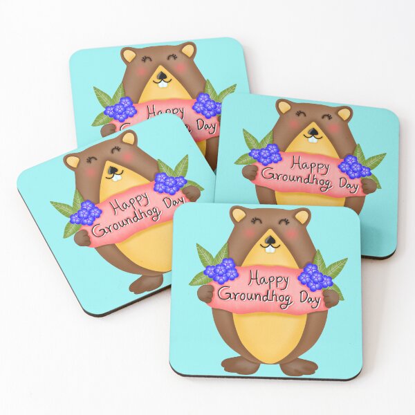 Item preview, Happy groundhog day. designed and sold by Onanong2531.