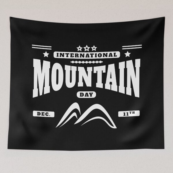 Item preview, International Mountain Day designed and sold by Yusuf-Design.