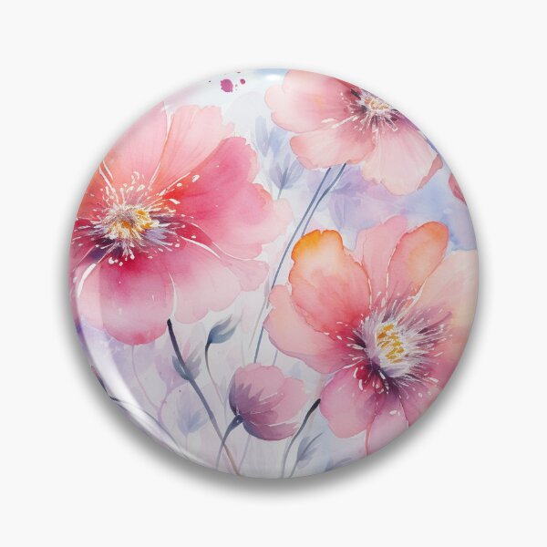 Item preview, watercolor background with poppies designed and sold by thanomsak suwannasi.