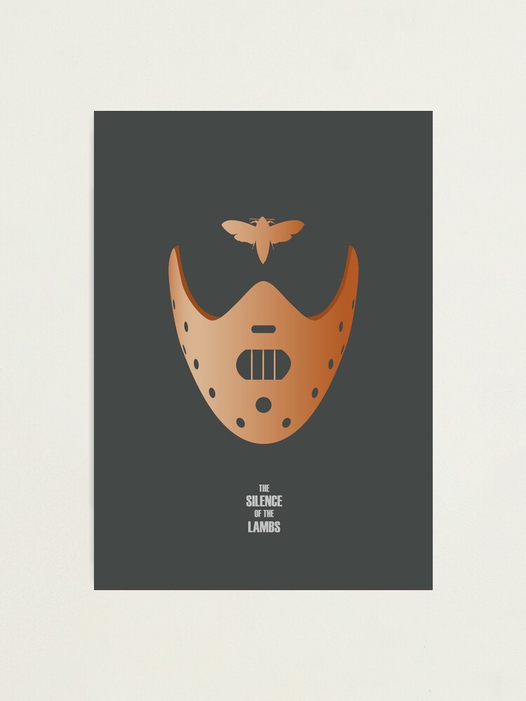 Alternate view of The Silence of the Lambs - Alternative Movie Poster Photographic Print