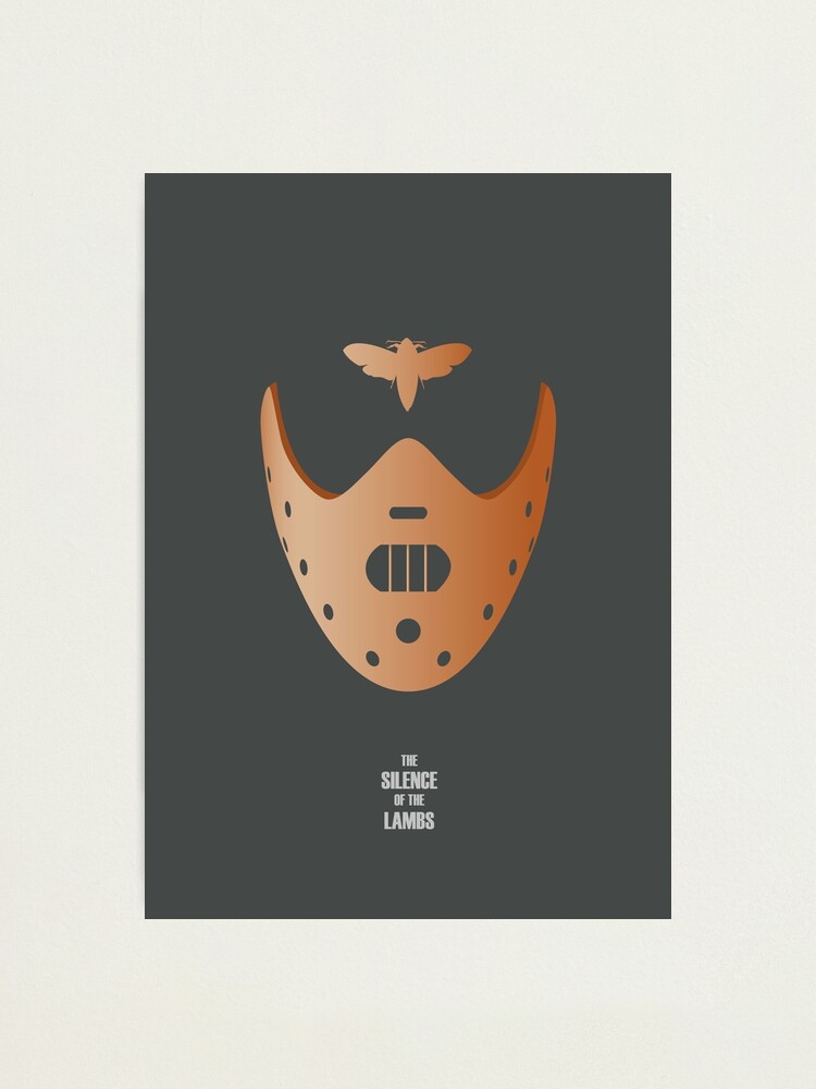 Alternate view of The Silence of the Lambs - Alternative Movie Poster Photographic Print