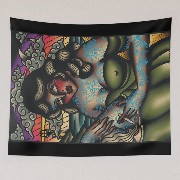 Item preview, Rainy day smoke hori version  designed and sold by Aloha-Life-808.