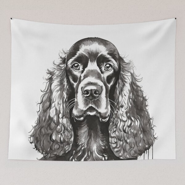 Item preview, Portrait of a Cocker Spaniel designed and sold by SW-Graphics.