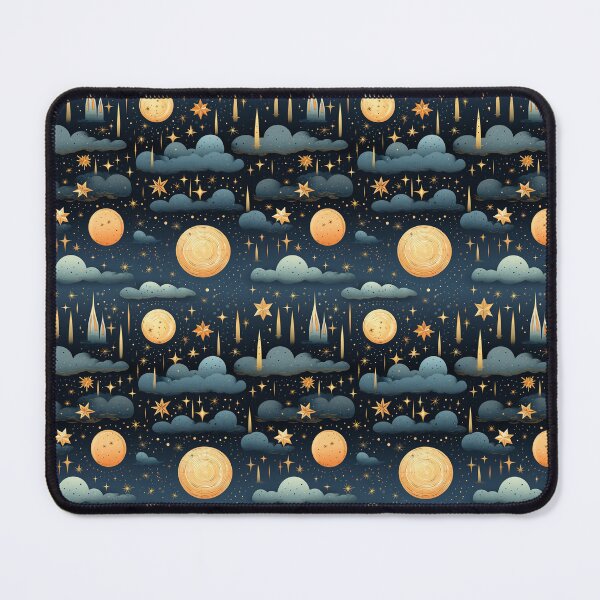 Item preview, celestial charm seamless digital paper designed and sold by ak-shops.