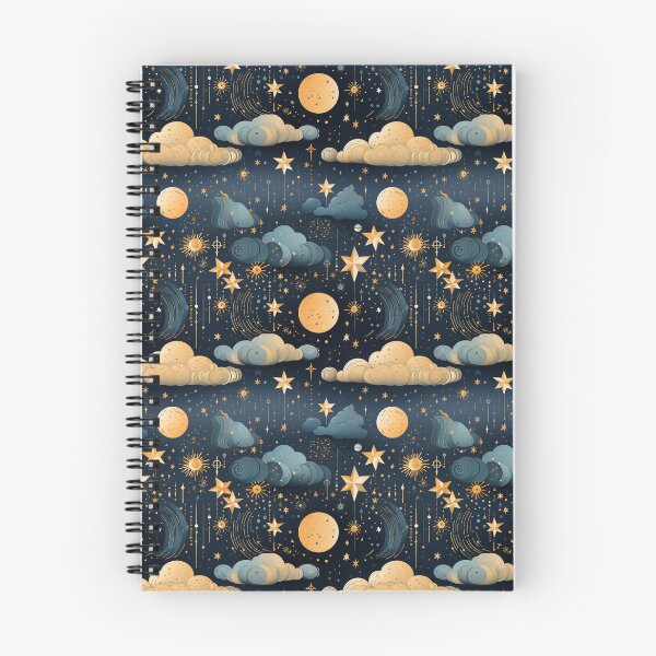 Item preview, celestial charm seamless digital paper designed and sold by ak-shops.