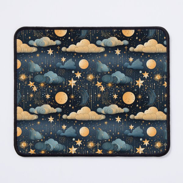 Item preview, celestial charm seamless digital paper designed and sold by ak-shops.