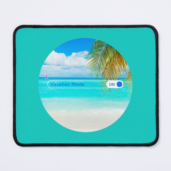 Item preview, Vacation Mode ON Beach - Travel Palm Beach Sea Toggle  designed and sold by RoseGenuine.