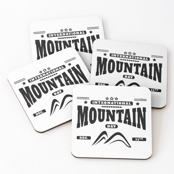 Item preview, International Mountain Day, December 11th designed and sold by Yusuf-Design.