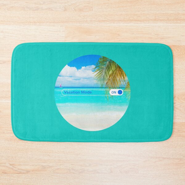 Item preview, Vacation Mode ON Beach - Travel Palm Beach Sea Toggle  designed and sold by RoseGenuine.