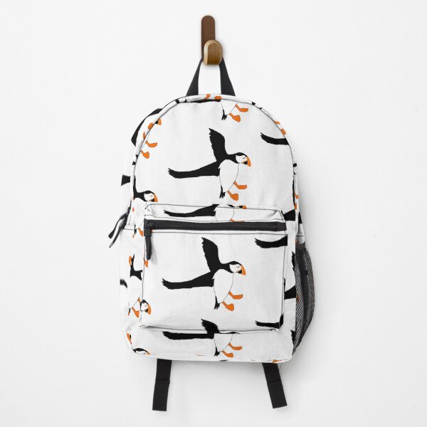 Item preview, Incoming puffin, white designed and sold by CazDPhotos.