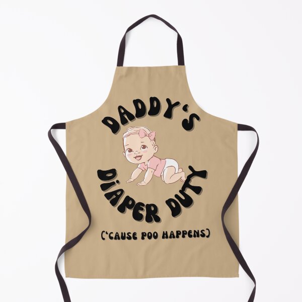 Item preview, Daddy's Diaper Duty Apron designed and sold by MtValleyDesign.