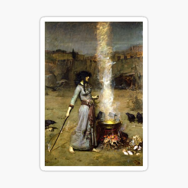 Item preview, The Magic Circle - John William Waterhouse designed and sold by forgottenbeauty.