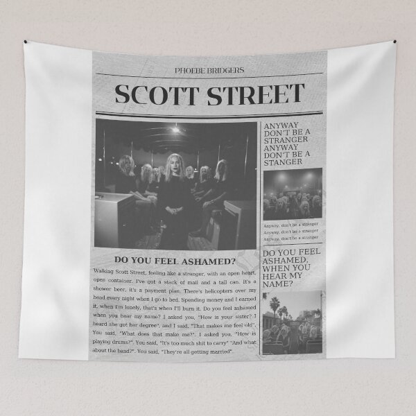 Item preview, Scott Street - Phoebe Bridgers designed and sold by Overly Sincere.