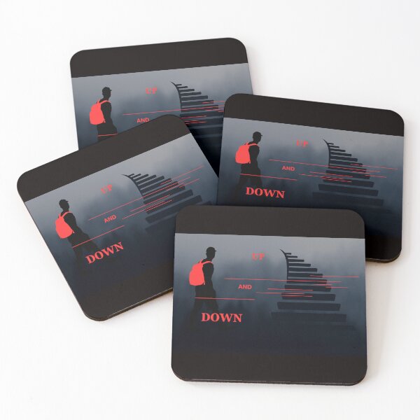Item preview, Alone on the stairs red version designed and sold by beerbrother.