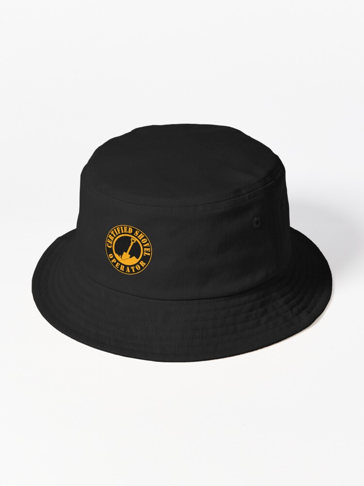 Thumbnail 1 von 6, Bucket Hat, Zertifizierter Schaufelbaggerführer designt und verkauft von unionpride.