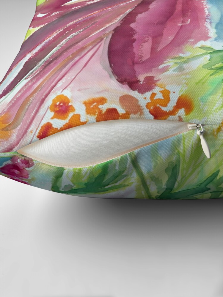 Thumbnail 2 of 4, Pillow, Emil Noldes garden designed and sold by BirgitteB.