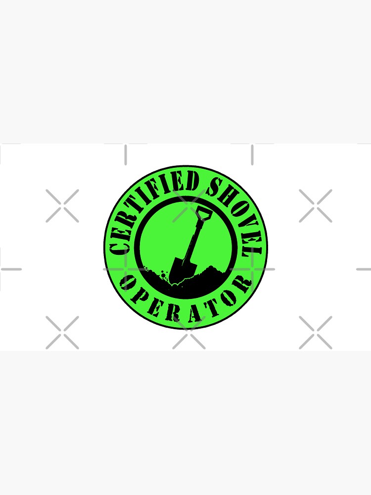 Thumbnail 7 von 7, Cap, Zertifizierte Schaufelfahrersicherheit Grün designt und verkauft von unionpride.