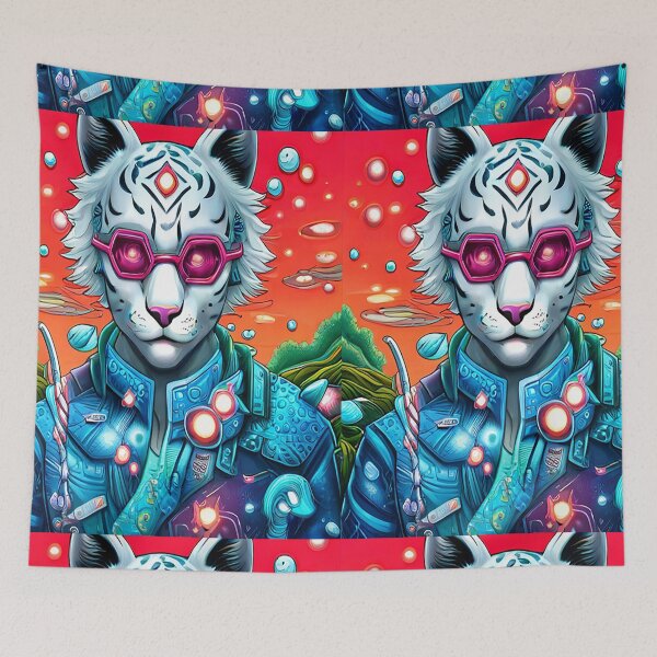 Item preview, Copia de beautiful tiger 3 designed and sold by artnftjimmy.