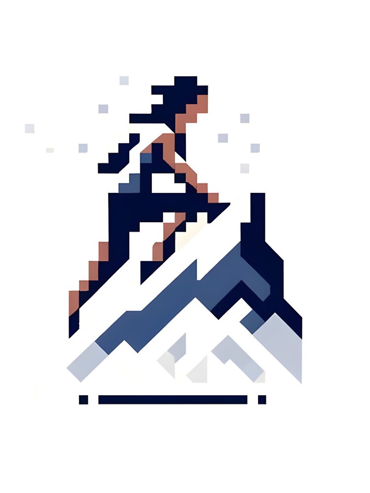 Thumbnail 4 of 4, iPhone Case, Pixelated Climber designed and sold by Geekbits-Store.