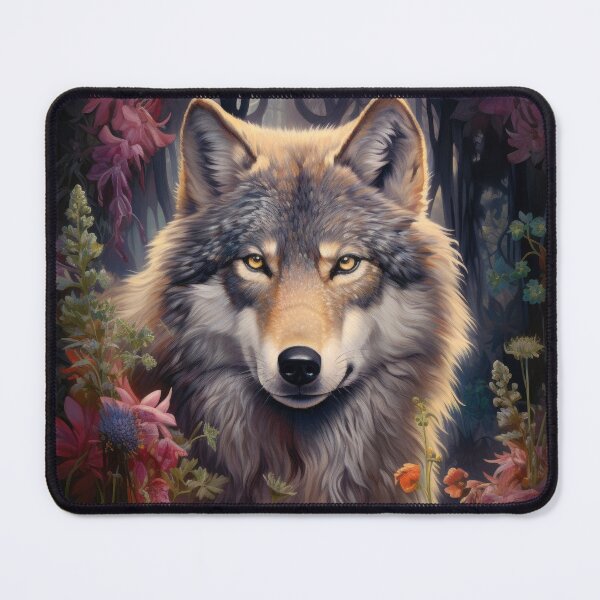 Item preview, Wild Gray Wolf Art designed and sold by WallyPink.