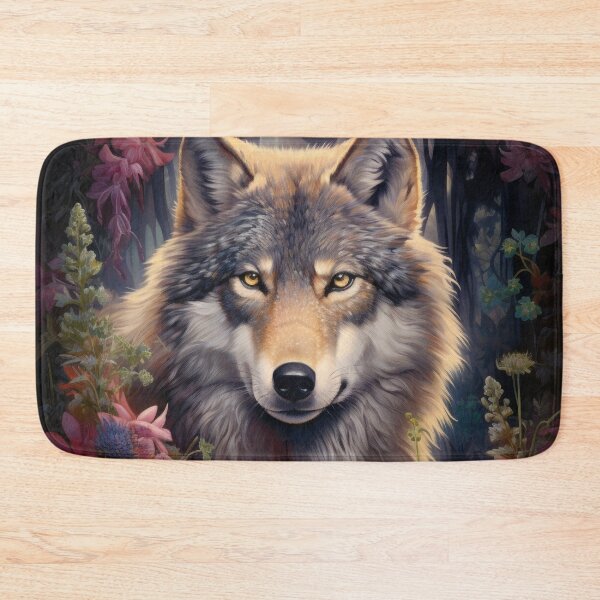 Item preview, Wild Gray Wolf Art designed and sold by WallyPink.
