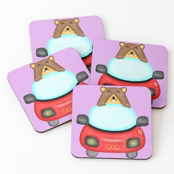 Item preview, Cute groundhog drive sport car. designed and sold by Onanong2531.