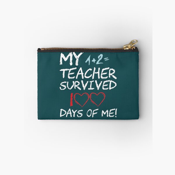 Item preview, My 1+2 Teacher Survived 100 Days Of Me Tee, Phone Cases And Other Gifts designed and sold by MemWear.