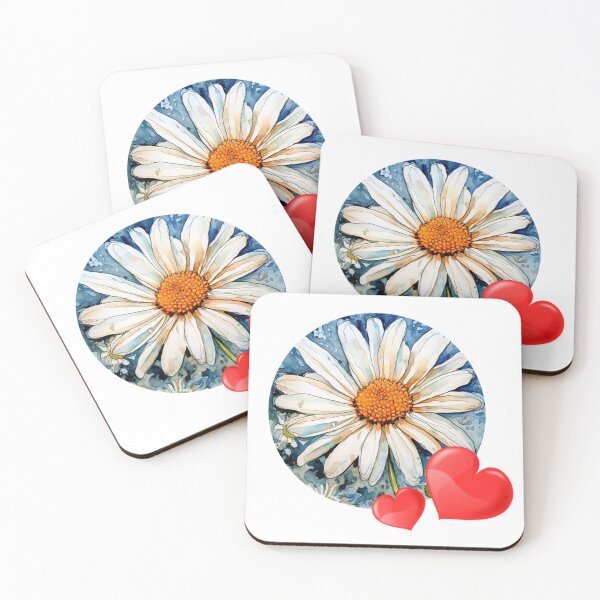 Item preview, Daisy in my heart designed and sold by nittacrafts.