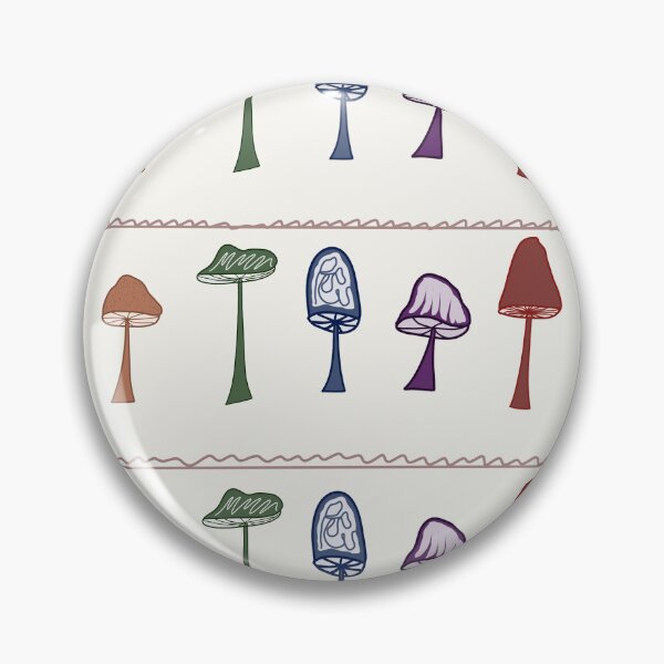 Item preview, Mushroom pattern designed and sold by amoeba and freaks.