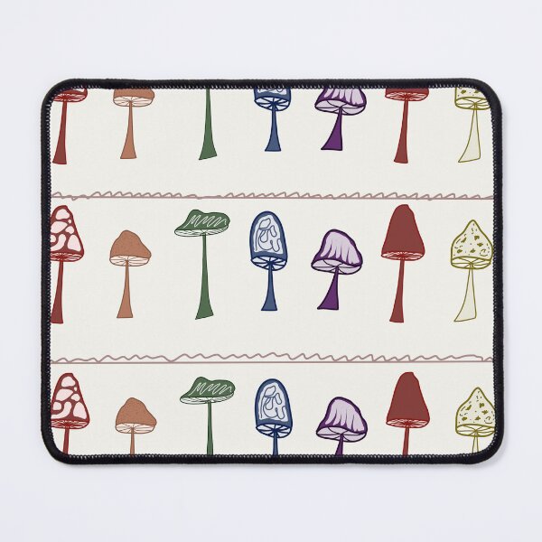 Item preview, Mushroom pattern designed and sold by amoeba and freaks.