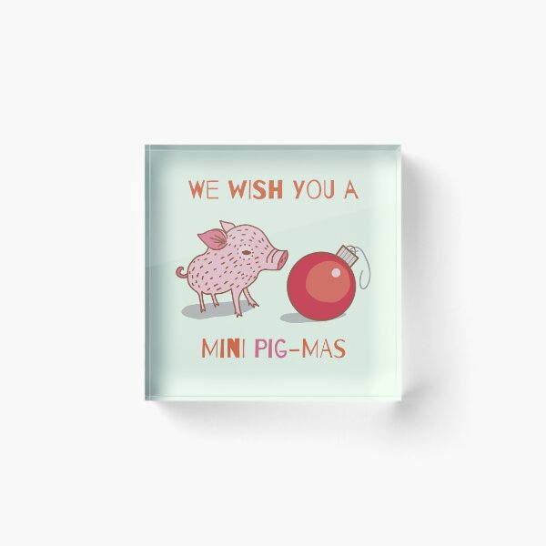 Item preview, Mini Pig and Christmas Ornament designed and sold by DCamille.