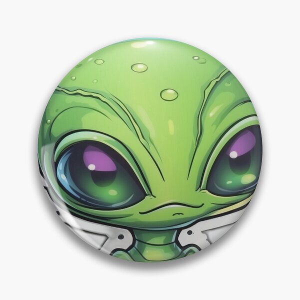Item preview, Alien bebé verde Pegatina designed and sold by KeyDesignx.