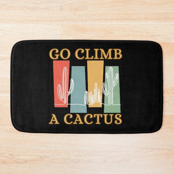 Item preview, Go Climb A Cactus Succulent Plant Funny Retro Cactus designed and sold by Wiss2Arts.